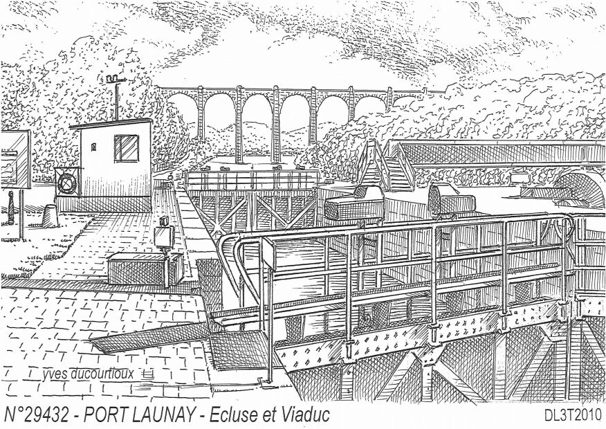 N 29432 - PORT LAUNAY - cluse et viaduc
